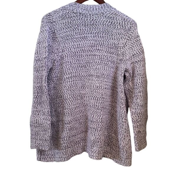 Soft surroundings purple cardigan PM - Picture 2 of 5